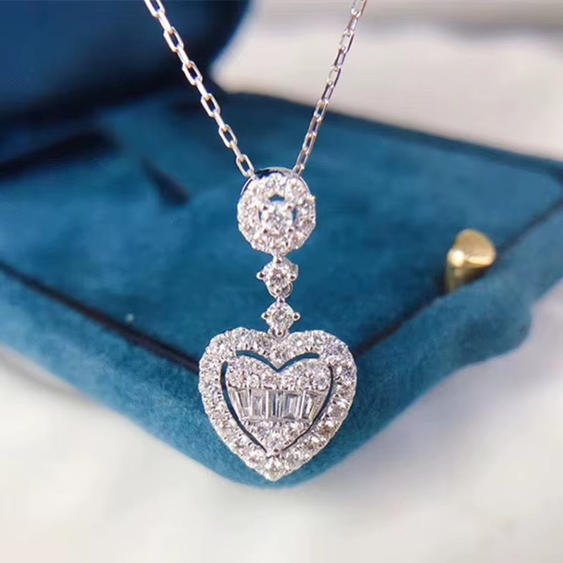 Diamond Dreams heart necklace