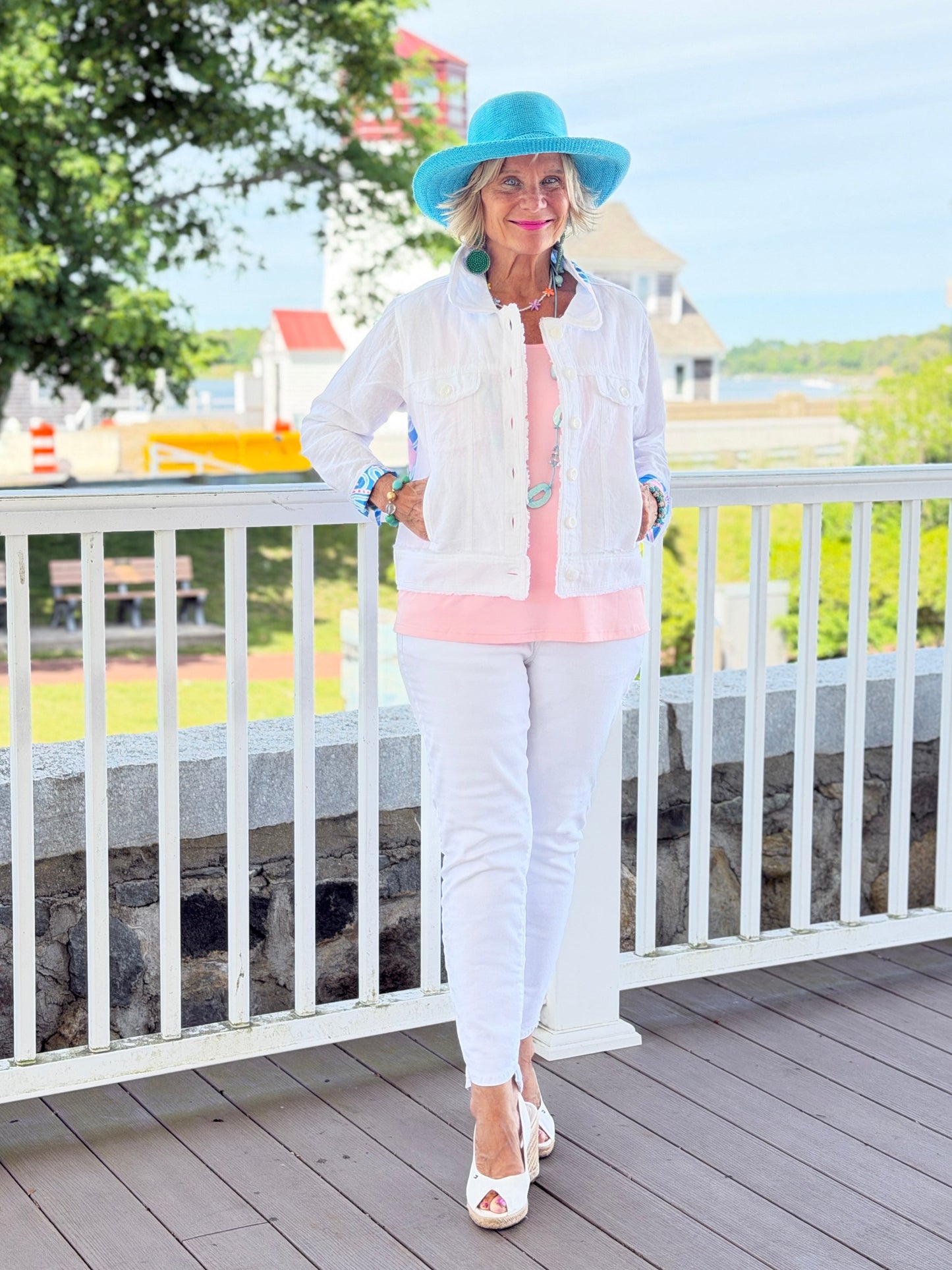 COTTON CANDY COAST LINEN JACKET