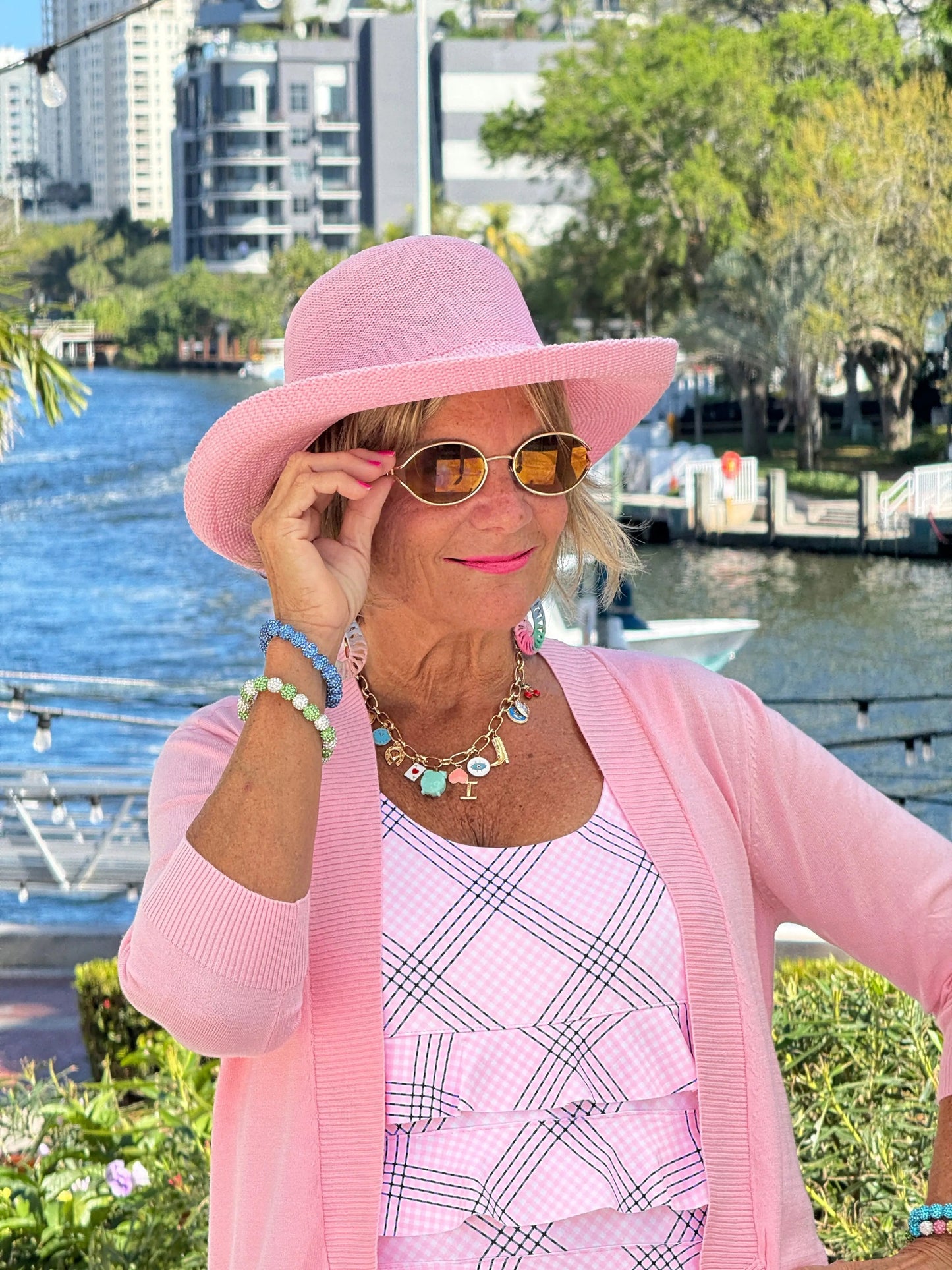 LULU B PINK CHIC CHA CHA DRESS