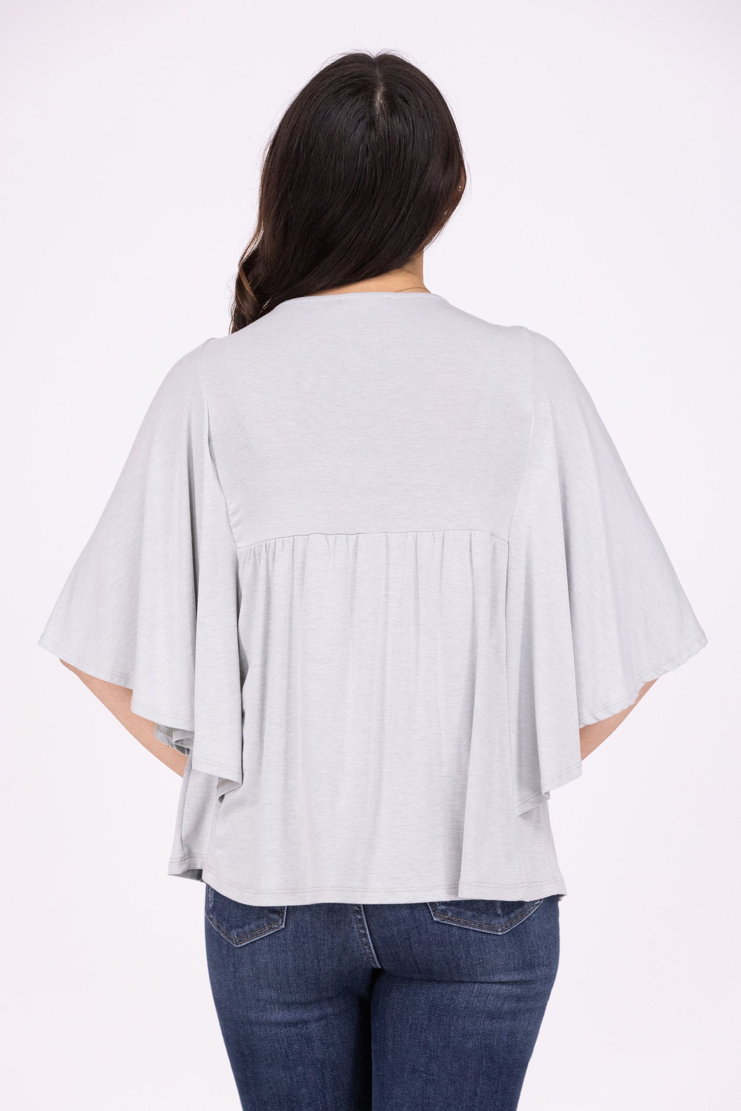 The Power Women's Poncho Style Short Sleeve Top