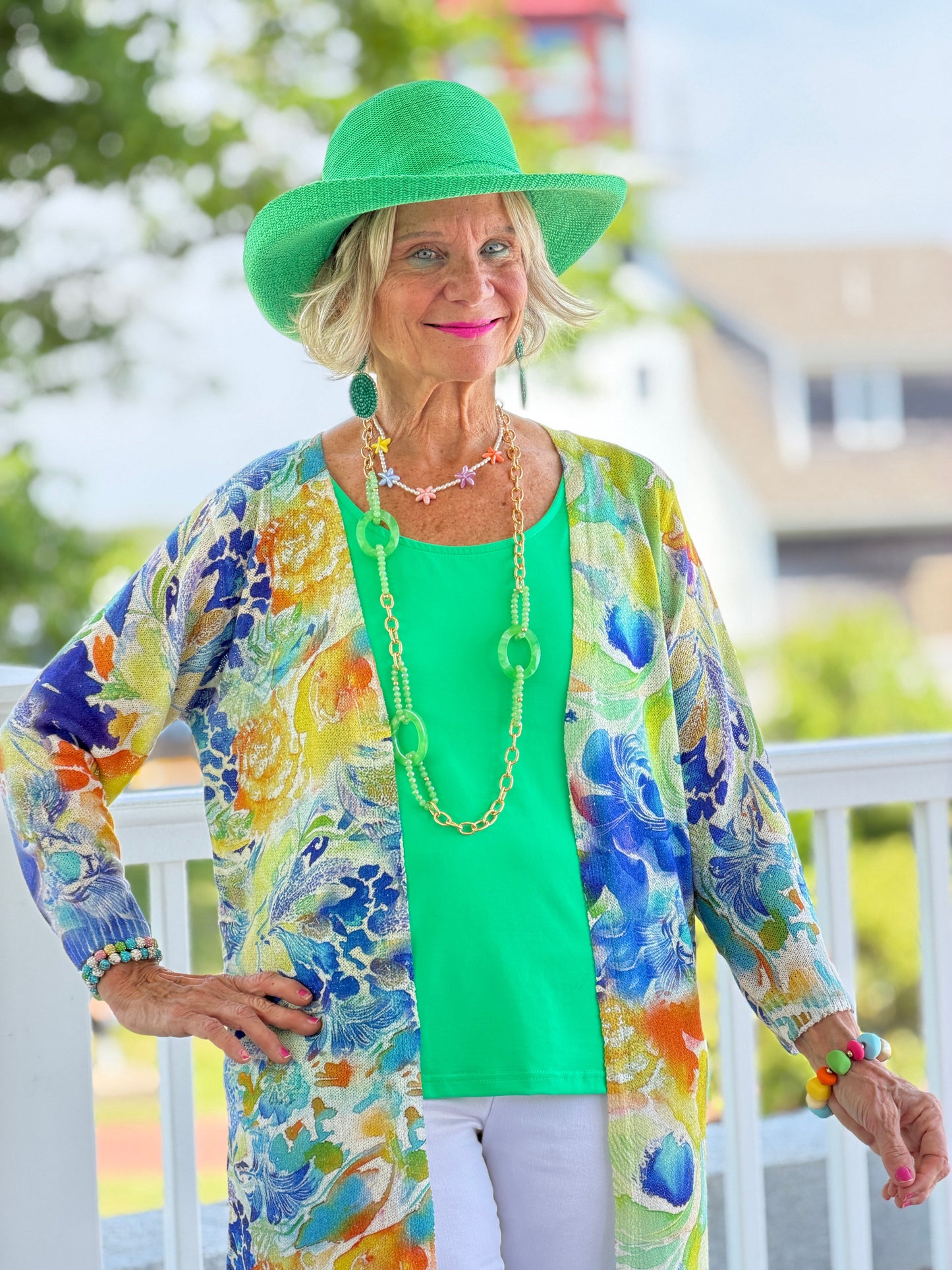 Lulu B Coastal Green Hat