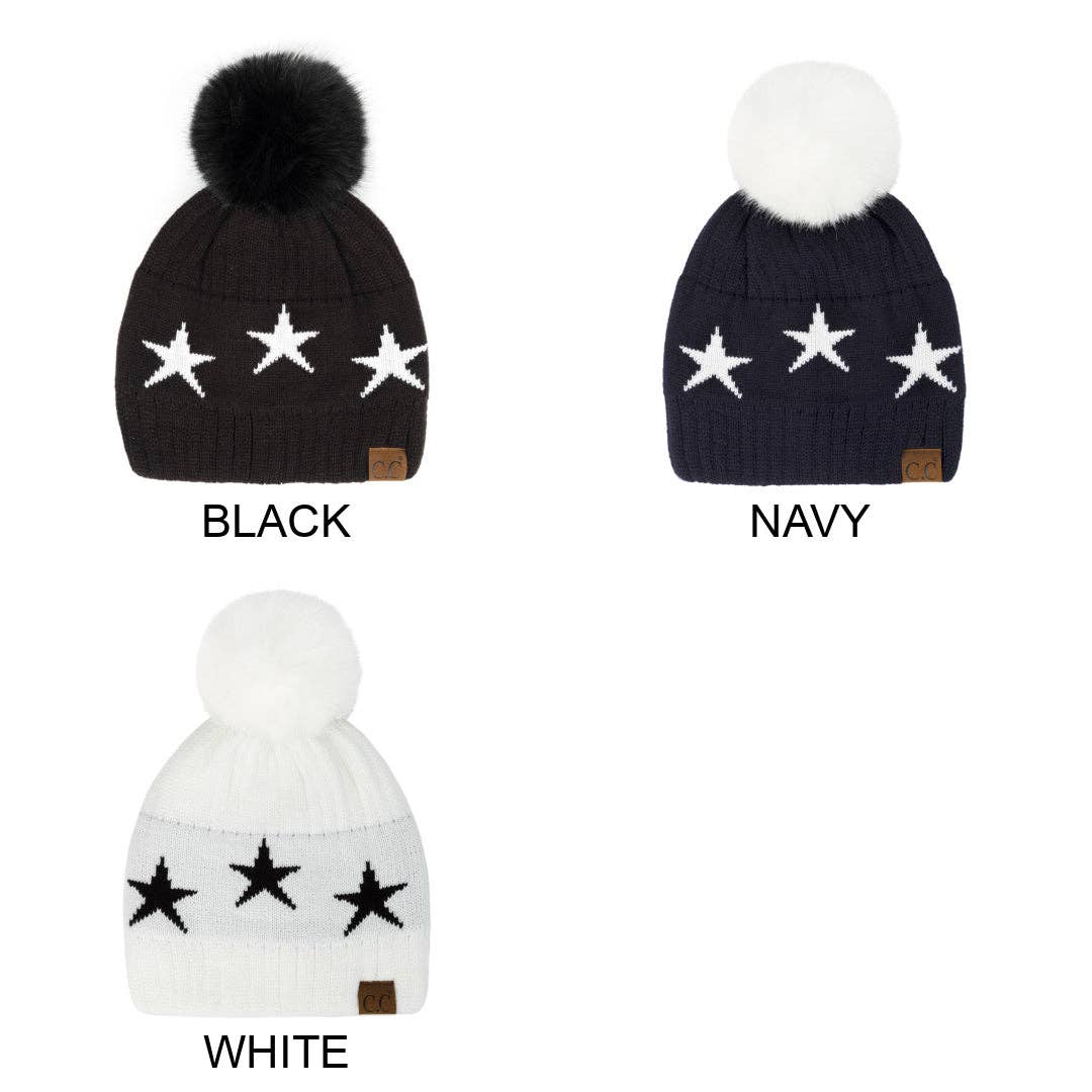 CC Star Pom Beanie