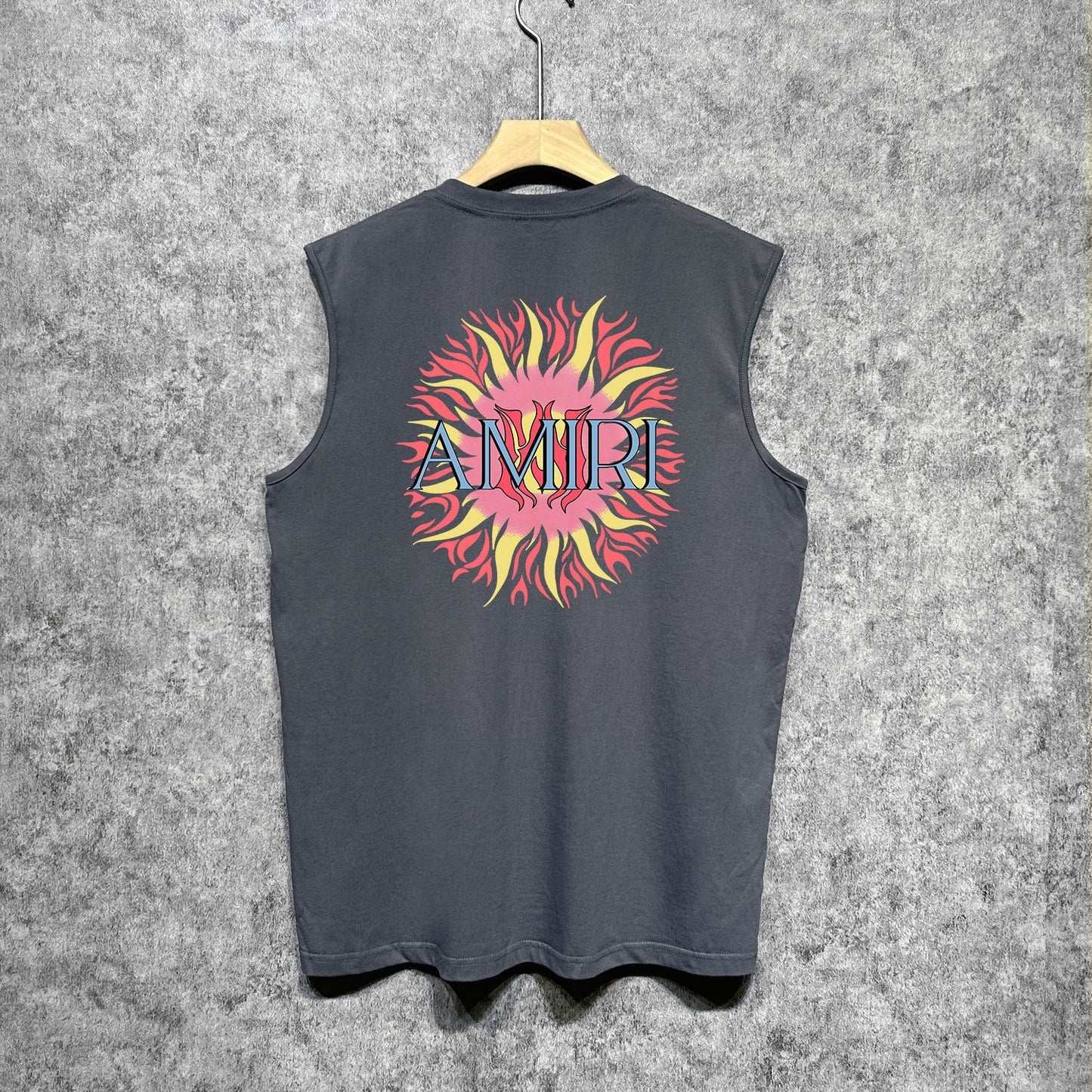 Amiri tank top colorful sun print