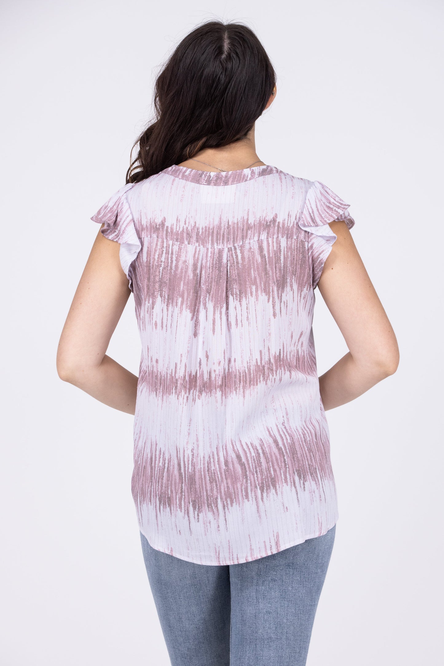 You Are My All Women's Embroidered Flowy Short Sleeve Top