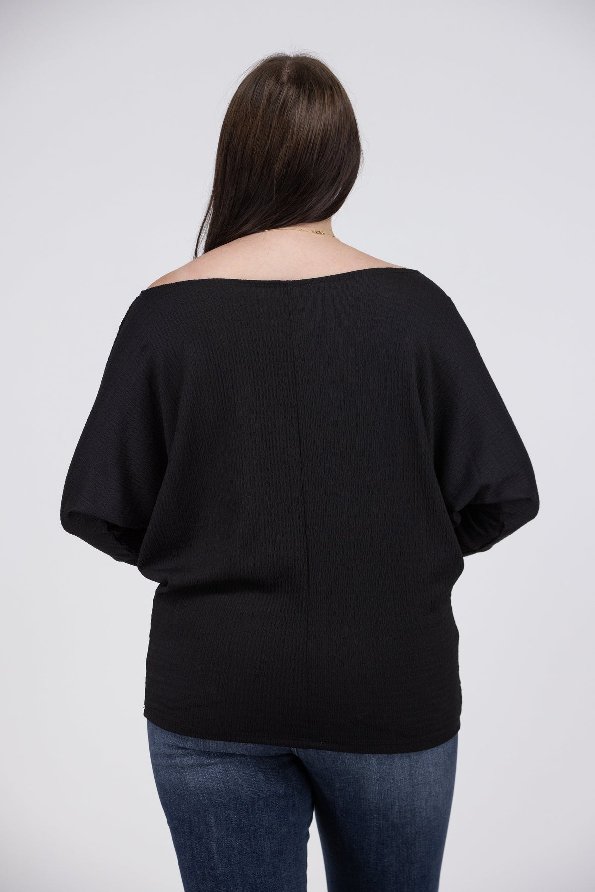 She's An Angel Women's Textured Knit Long Sleeve Top