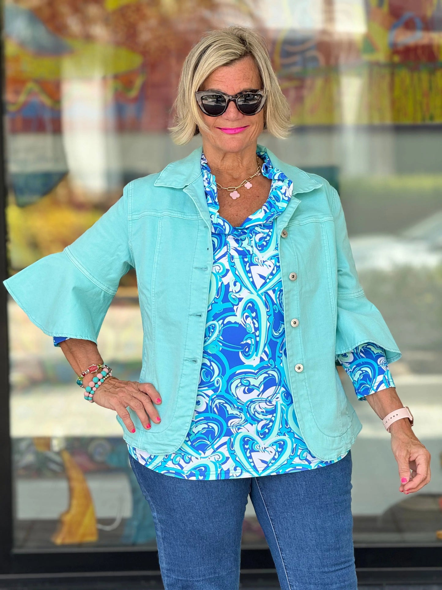 Ethyl Easy Going Jacket - Snowflake