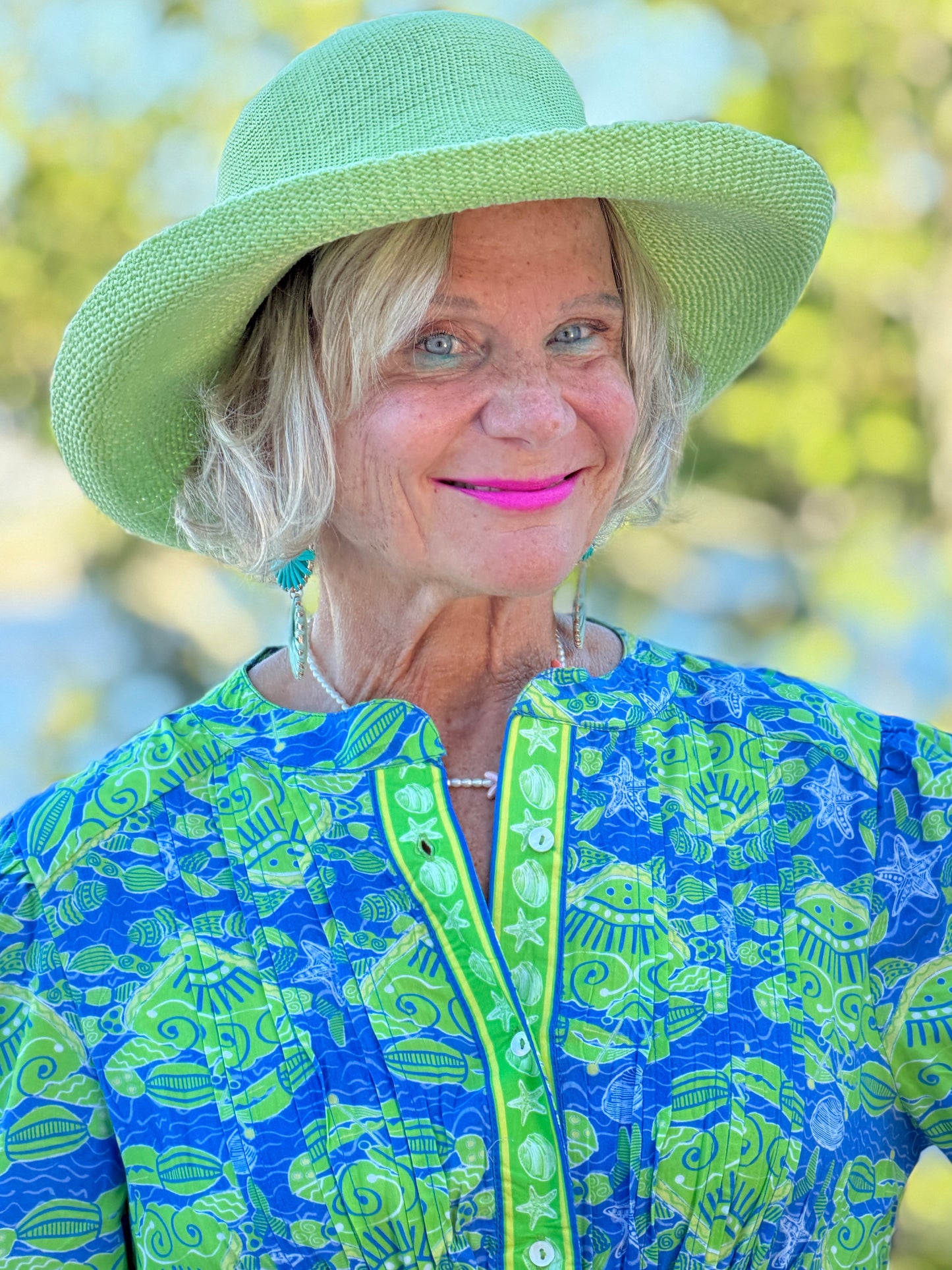 LULU-B LIME HAT