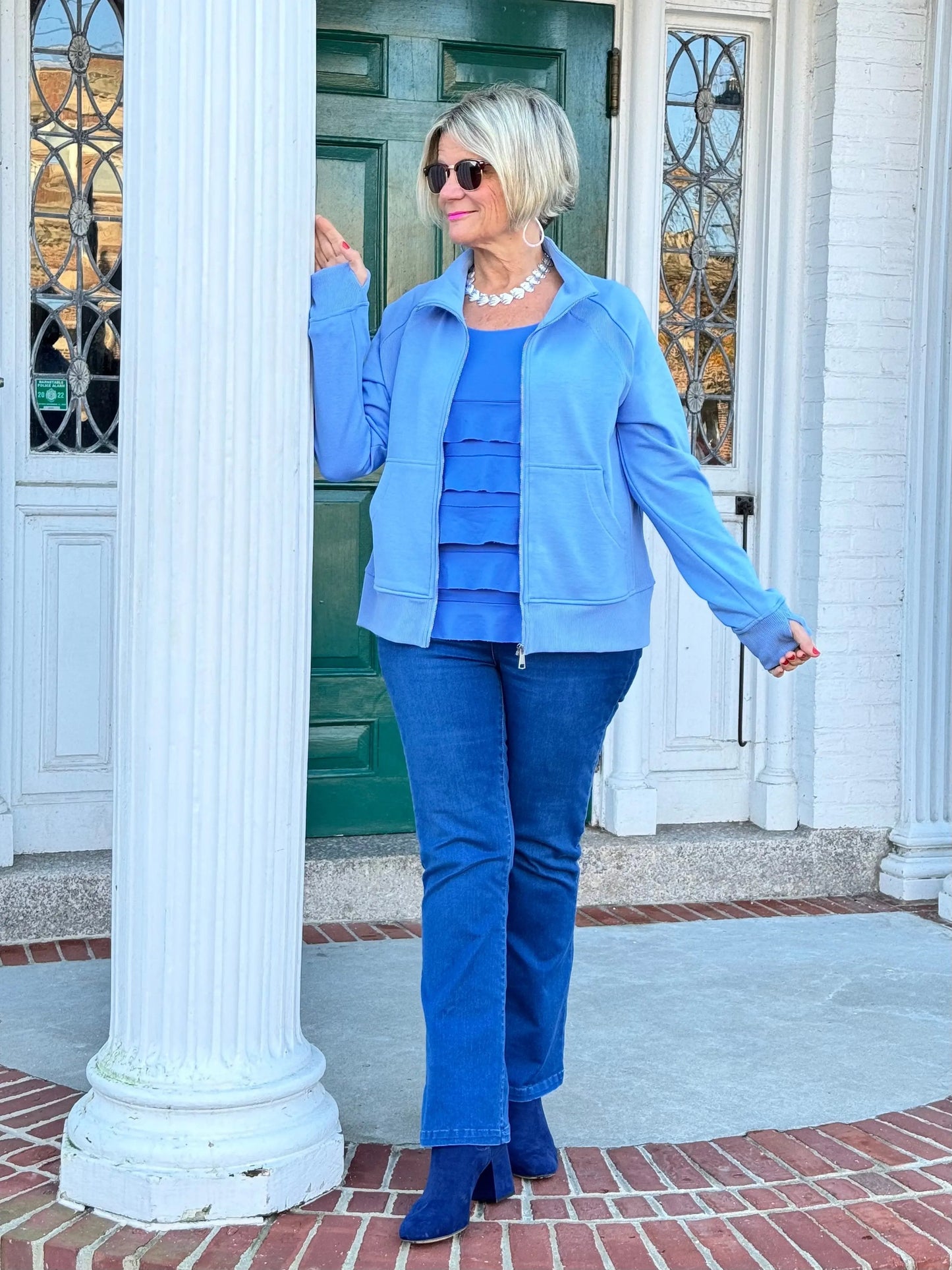 CLEAR PERI FULL ZIPPER