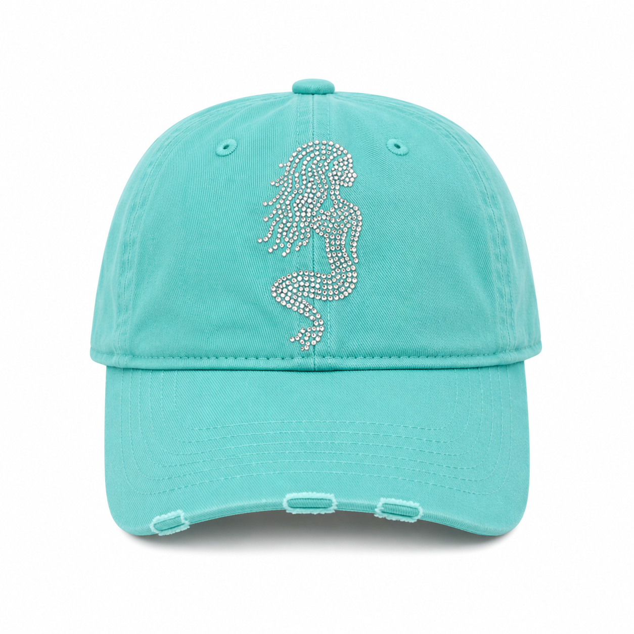 LIGHT BLUE MERMAID BLING HAT