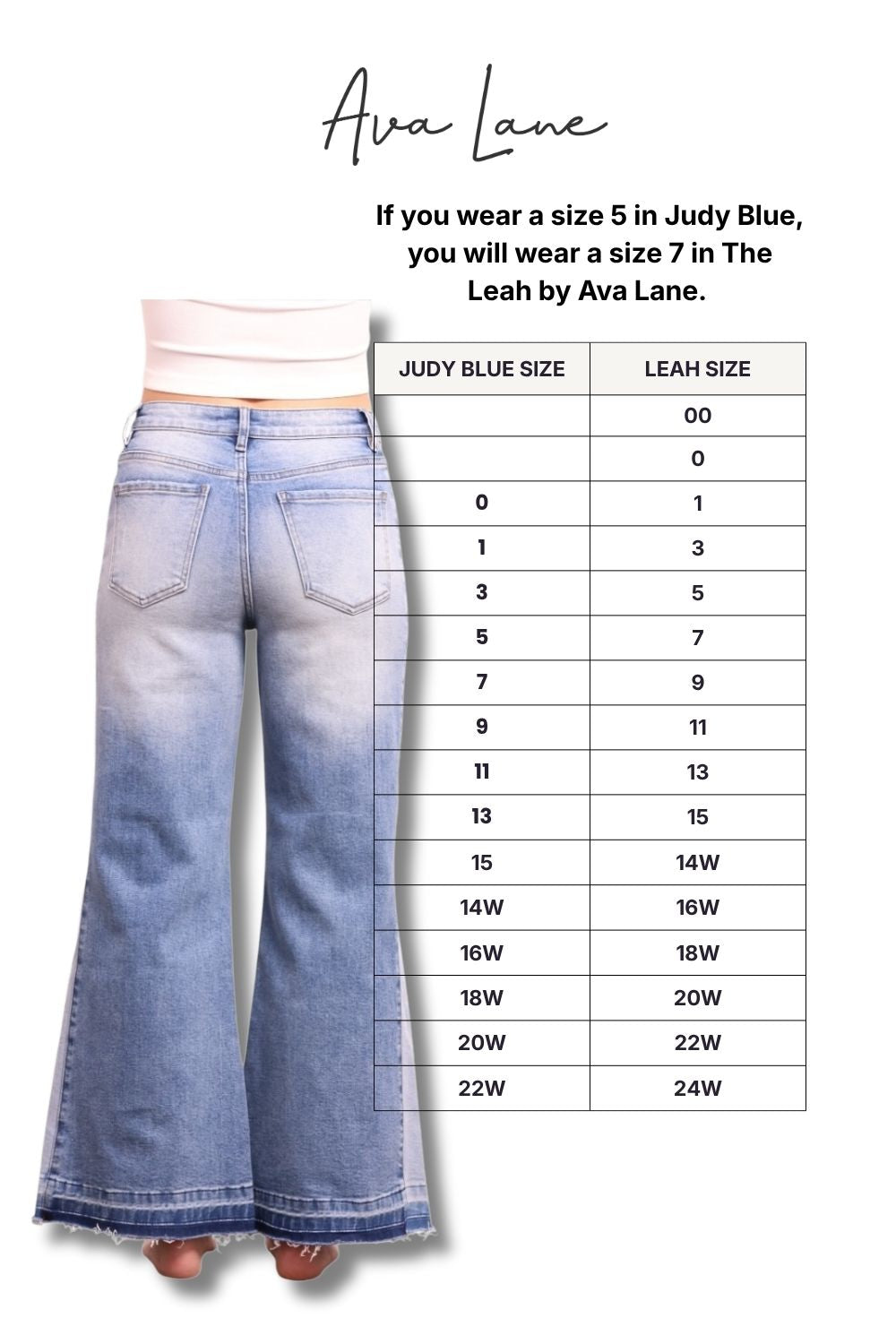 The Leah High-Rise Tummy Control Wide Leg Jeans - Three Inseams