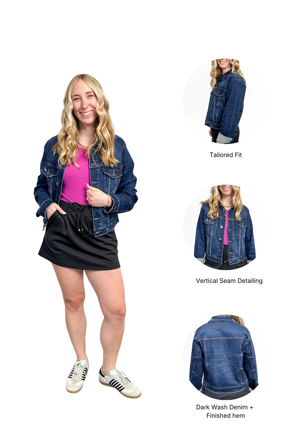 The Lettie Dark Wash Denim Jacket