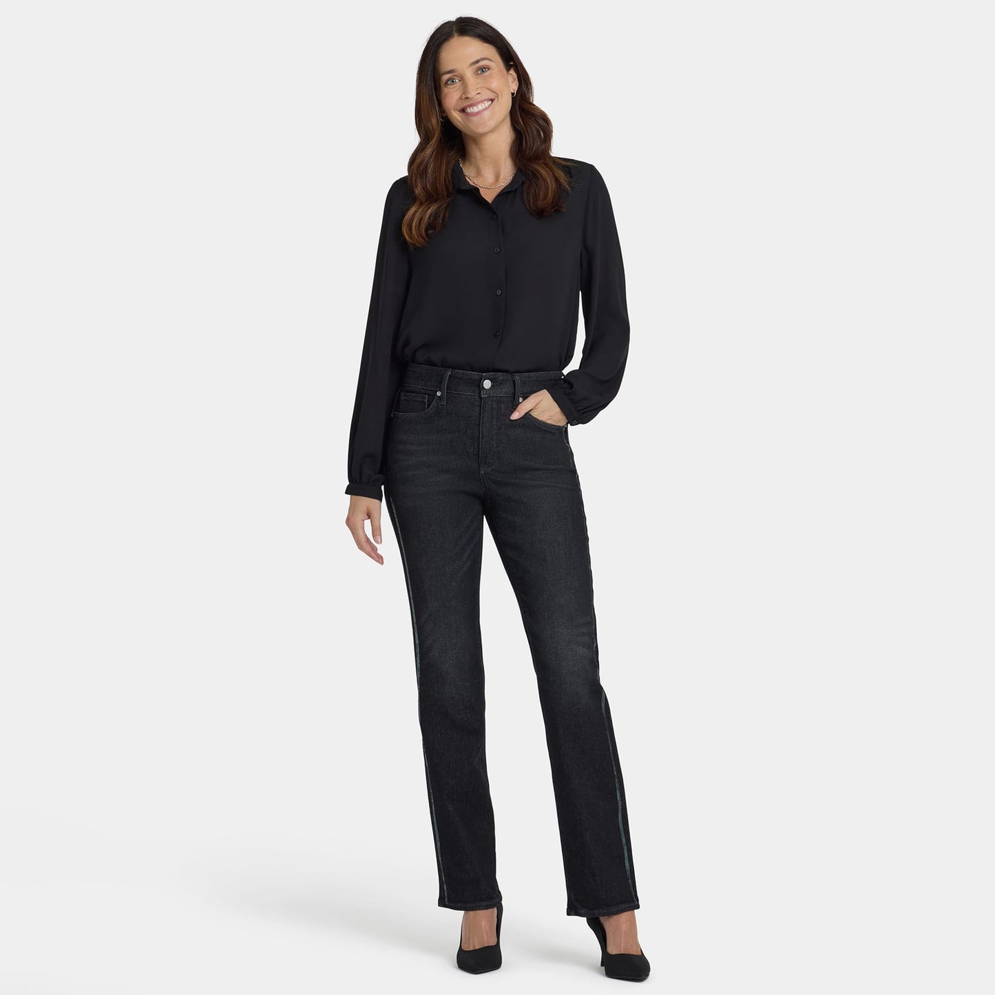 Marilyn Straight Jeans - French Nightfall