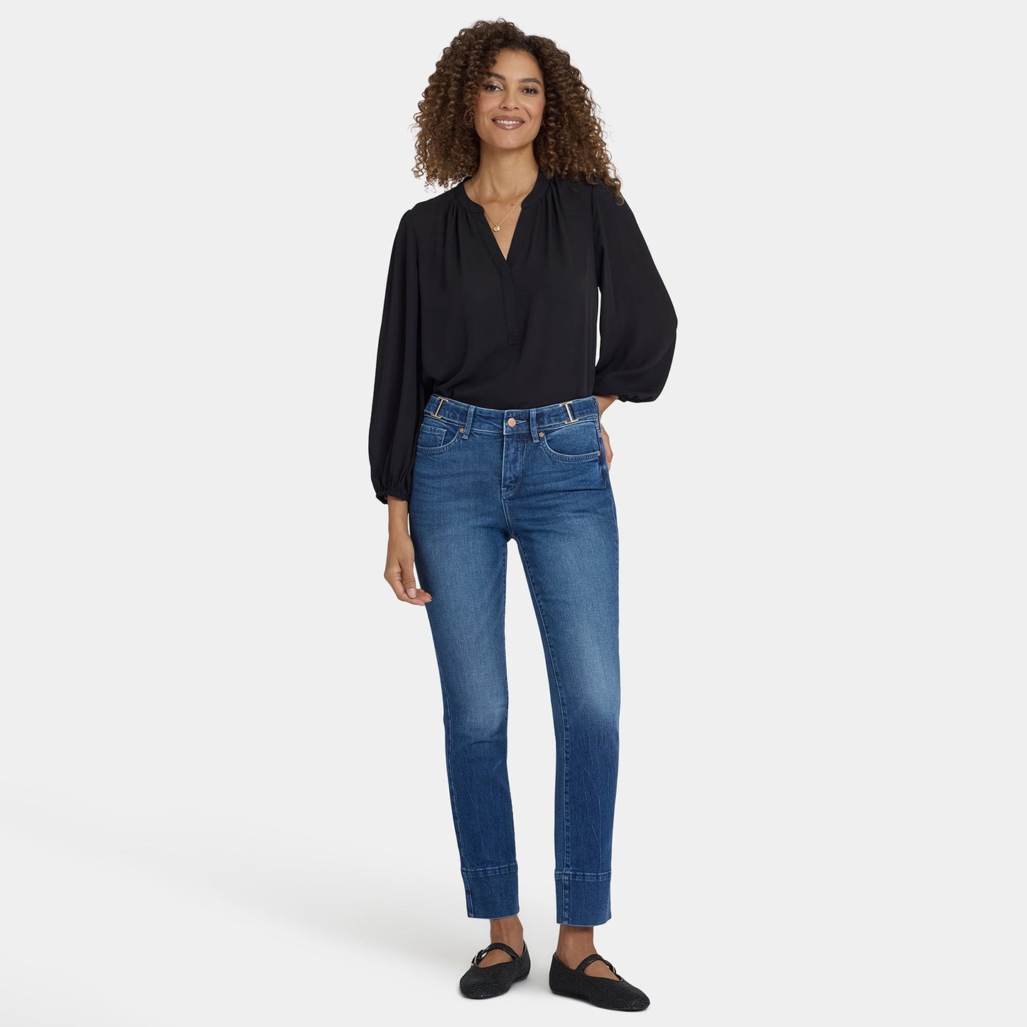 Sheri Slim Jeans - Cool Marine
