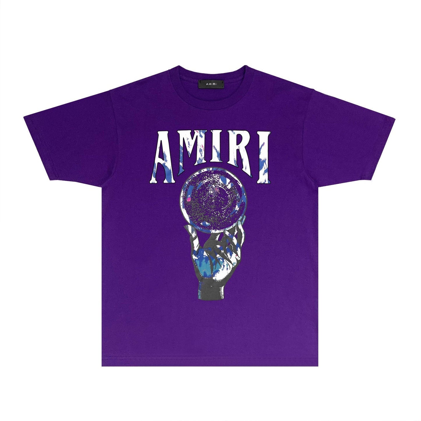 Amiri T-Shirt Personality Creative Printing Short Sleeve T-shirt Blouse