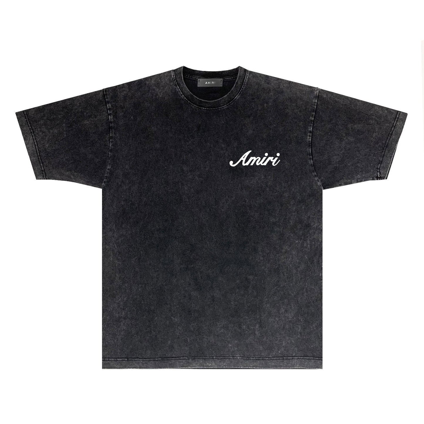 Amiri T Shirts Washed and Worn Retro Short Sleeve T-shirt