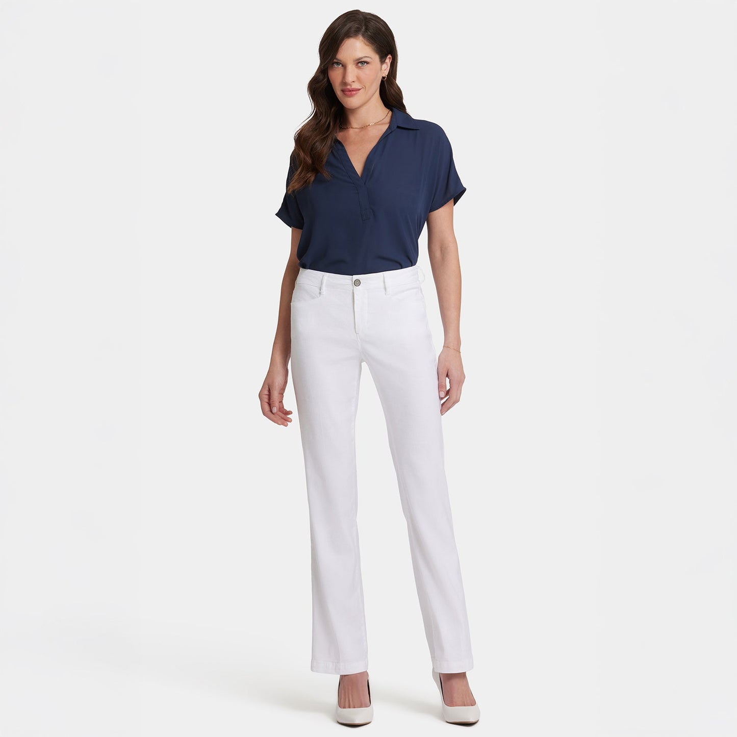 Trouser Pants In Petite - Optic White