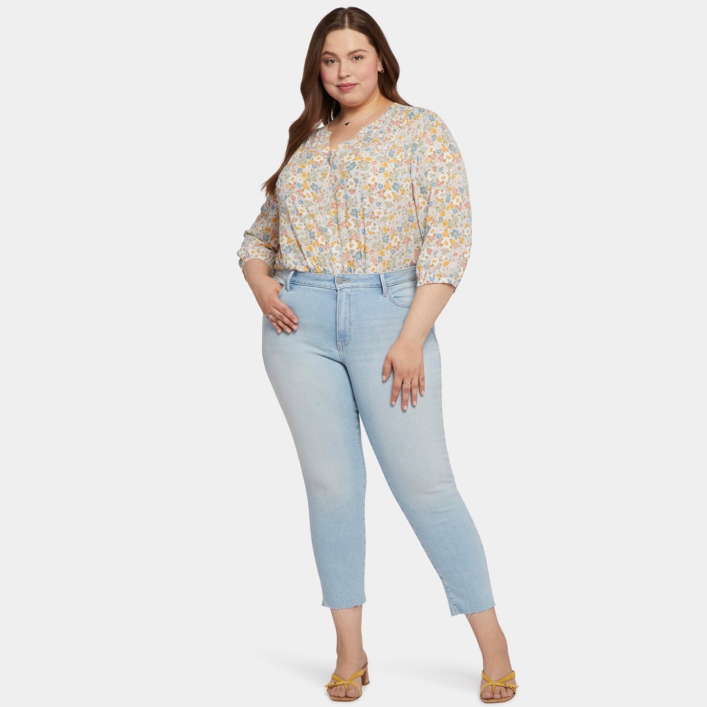 Alina Skinny Ankle Jeans In Plus Size - Dunes