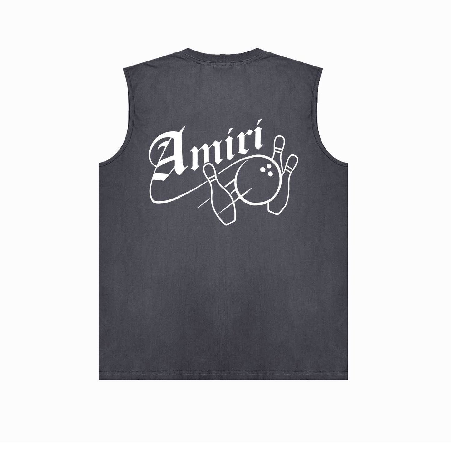 Amiri tank top bowling print