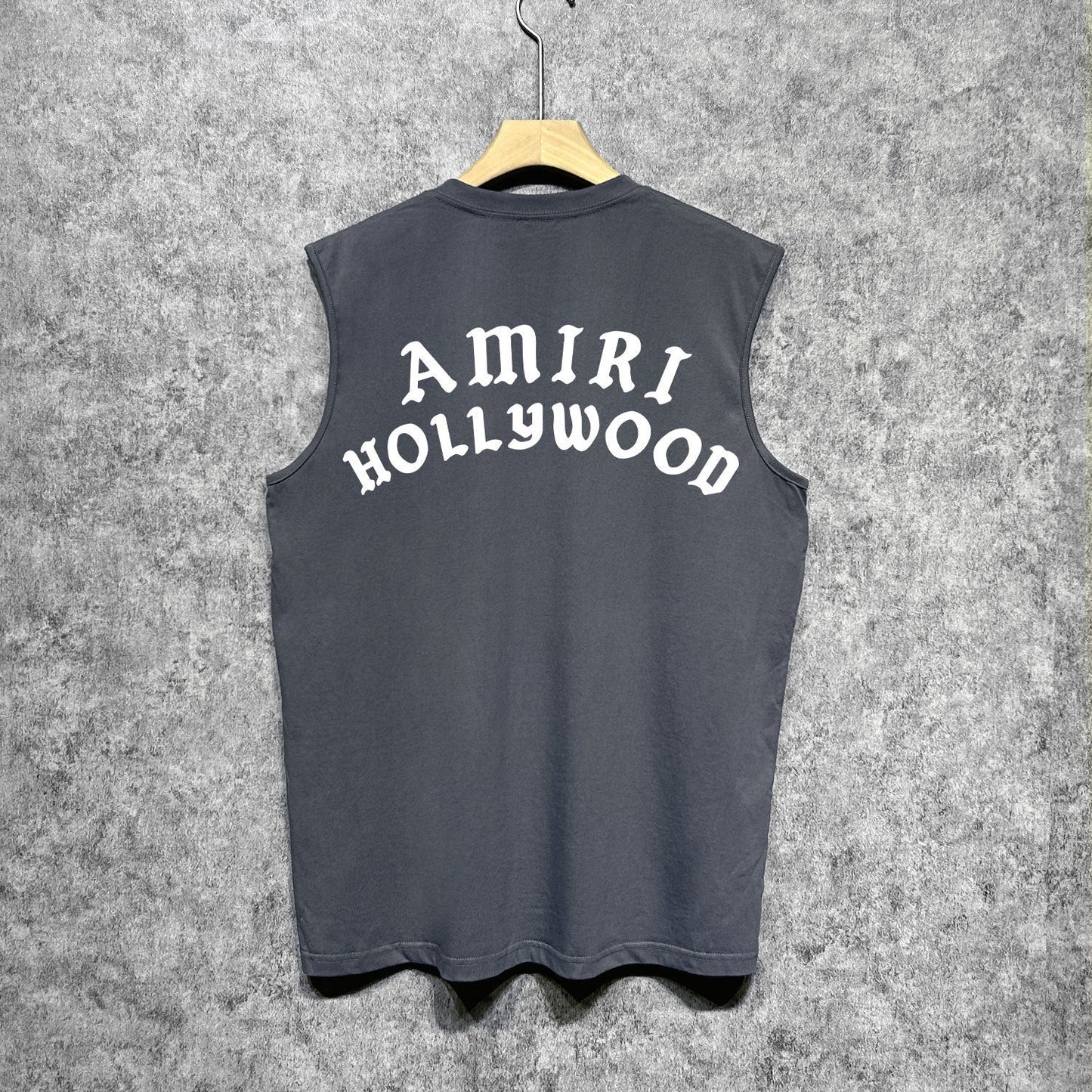 Amiri tank top hollywood pure letterprinting