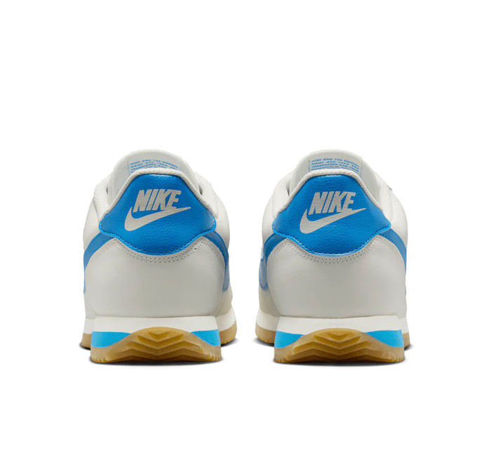 Nike Cortez Leather Sail Gum Yellow Light Photo Blue