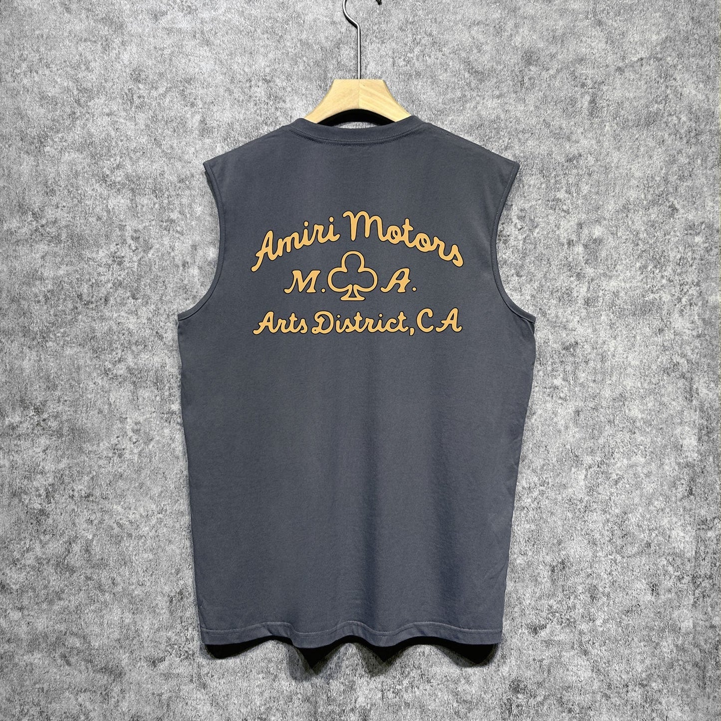Amiri tank top lion medal printing