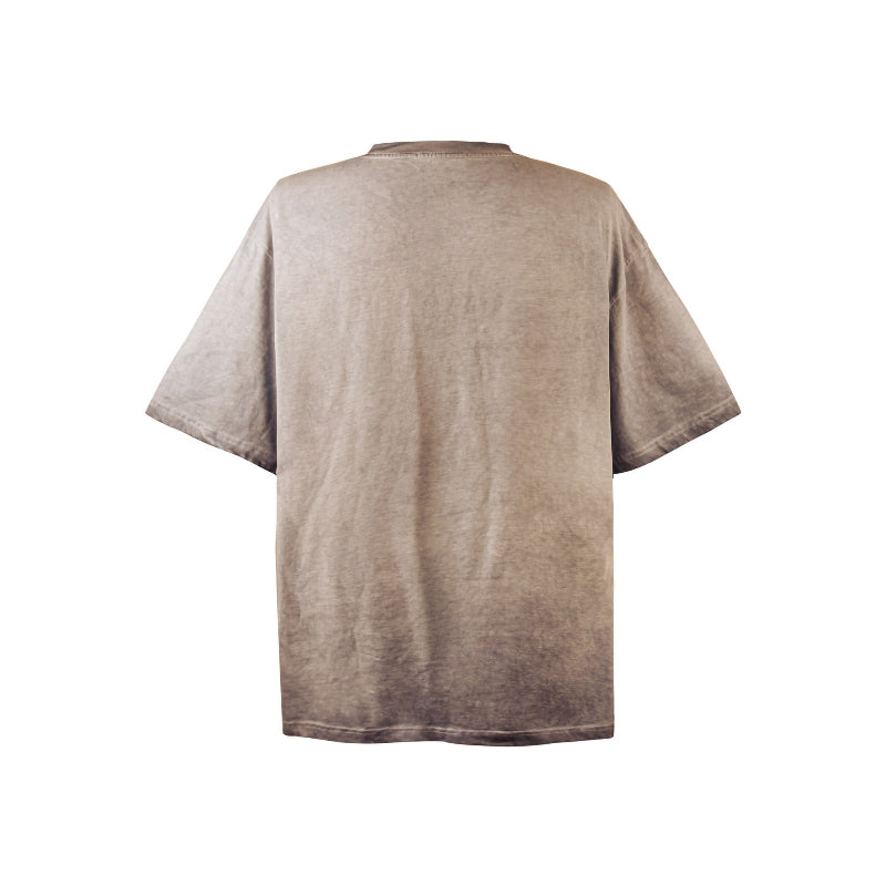 American vintage street T-shirt retro men's loose half sleeve