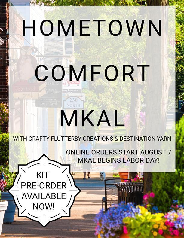 Destination Yarn Hometown Comfort Mystery Knit Along - YARN ONLY