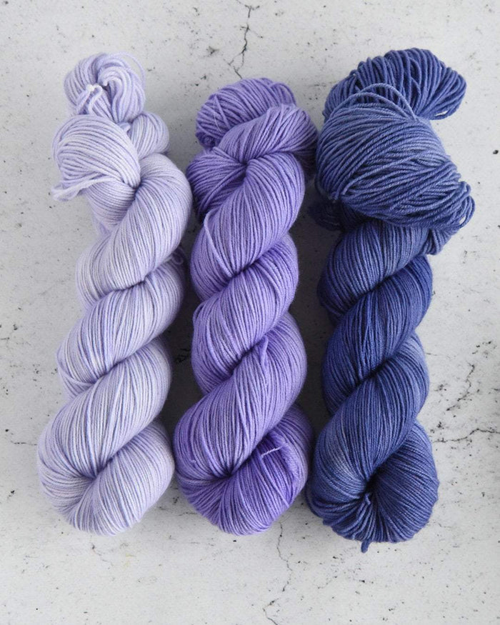 Destination Yarn fingering weight yarn Passport Jacaranda Tree - Dark