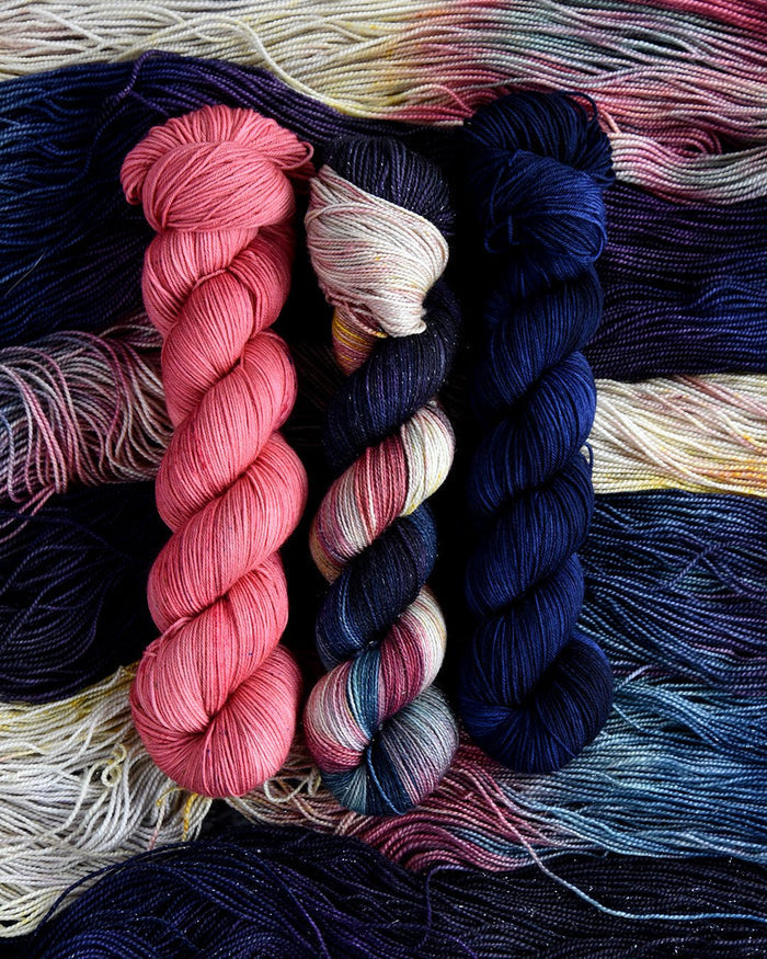 Destination Yarn fingering weight yarn Lake Michigan - dyed to order
