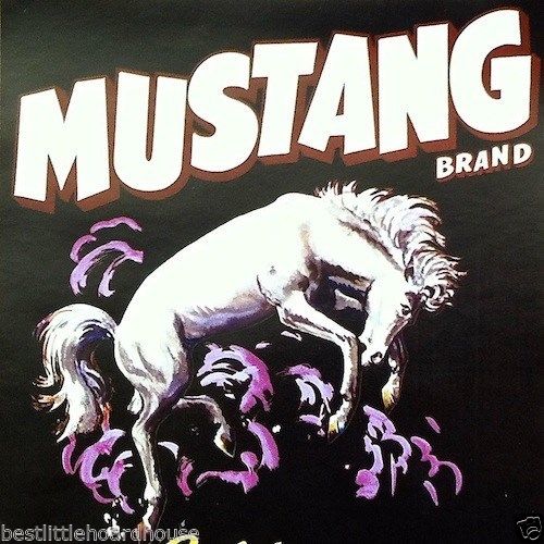 MUSTANG CALIFORNIA VEGETABLES Crate Box Label 1950s