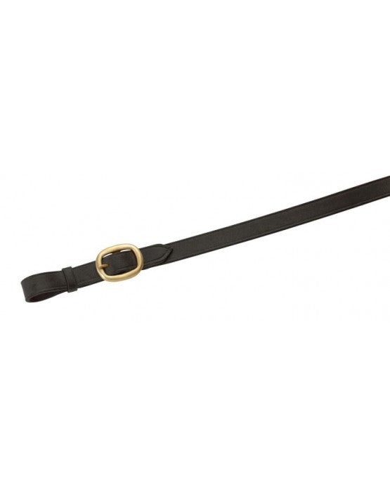 Shires Velociti GARA Leather Lead Rein- Black- 3/4"