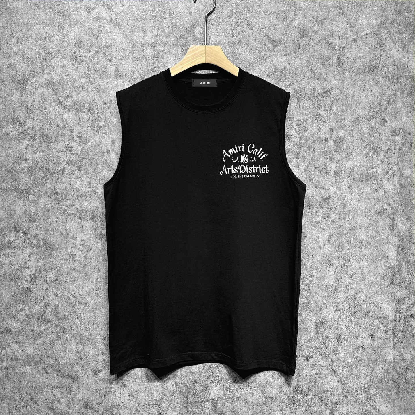 Amiri tank top artistic word printing
