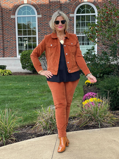 LULU-B  COPPER VELOUR JACKET