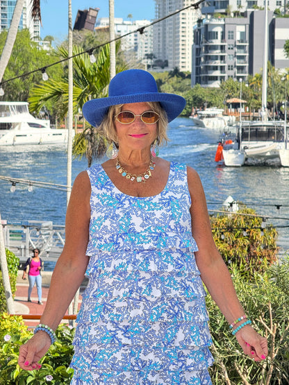 LULU B CORAL BREEZE CHA CHA DRESS