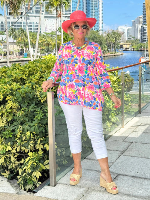 COLOR ME BEAUTIFUL ASYMMETRIC TOP