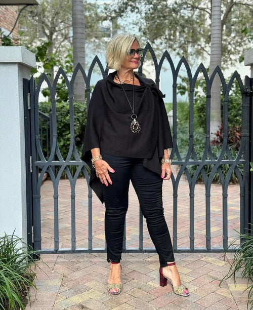 BLACK TWO WAY WRAP