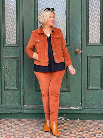 LULU-B  COPPER VELOUR JACKET