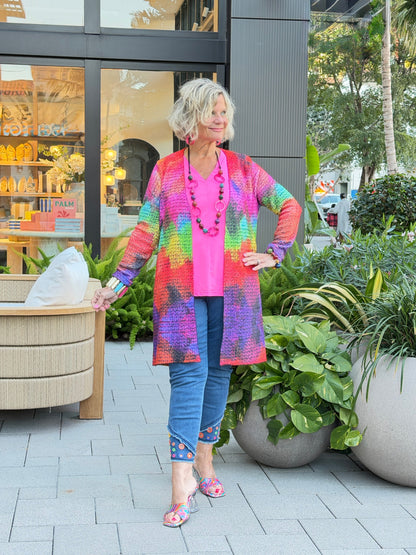 Ethyl Artwork Cardigan