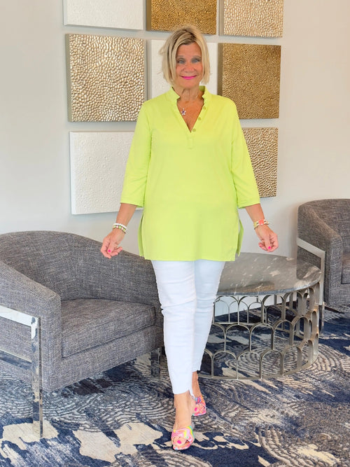 LULU-B LIME TUNIC
