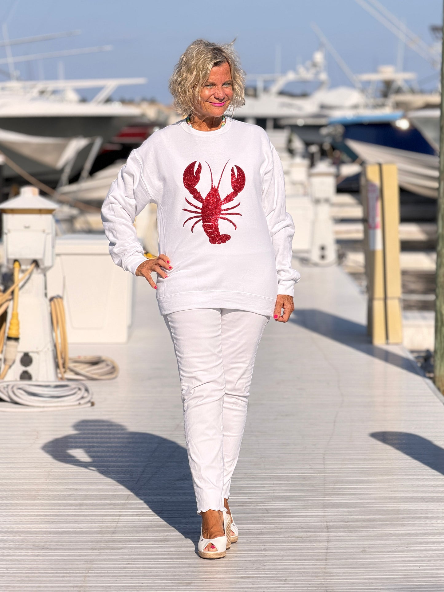 LOBSTER GLITTER HAT