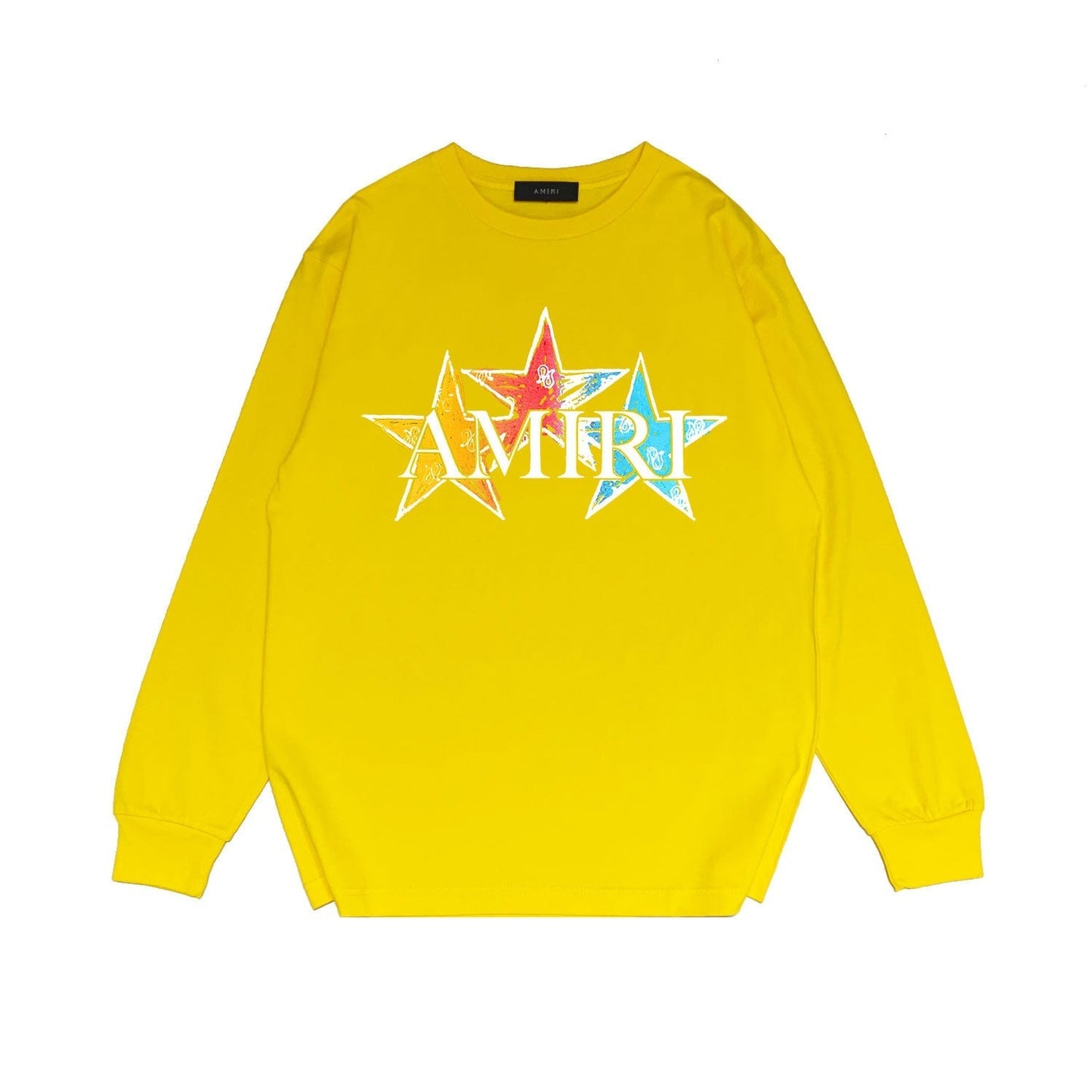 Amiri Long Sleeved Shirt Printed Trendy Pure Cotton