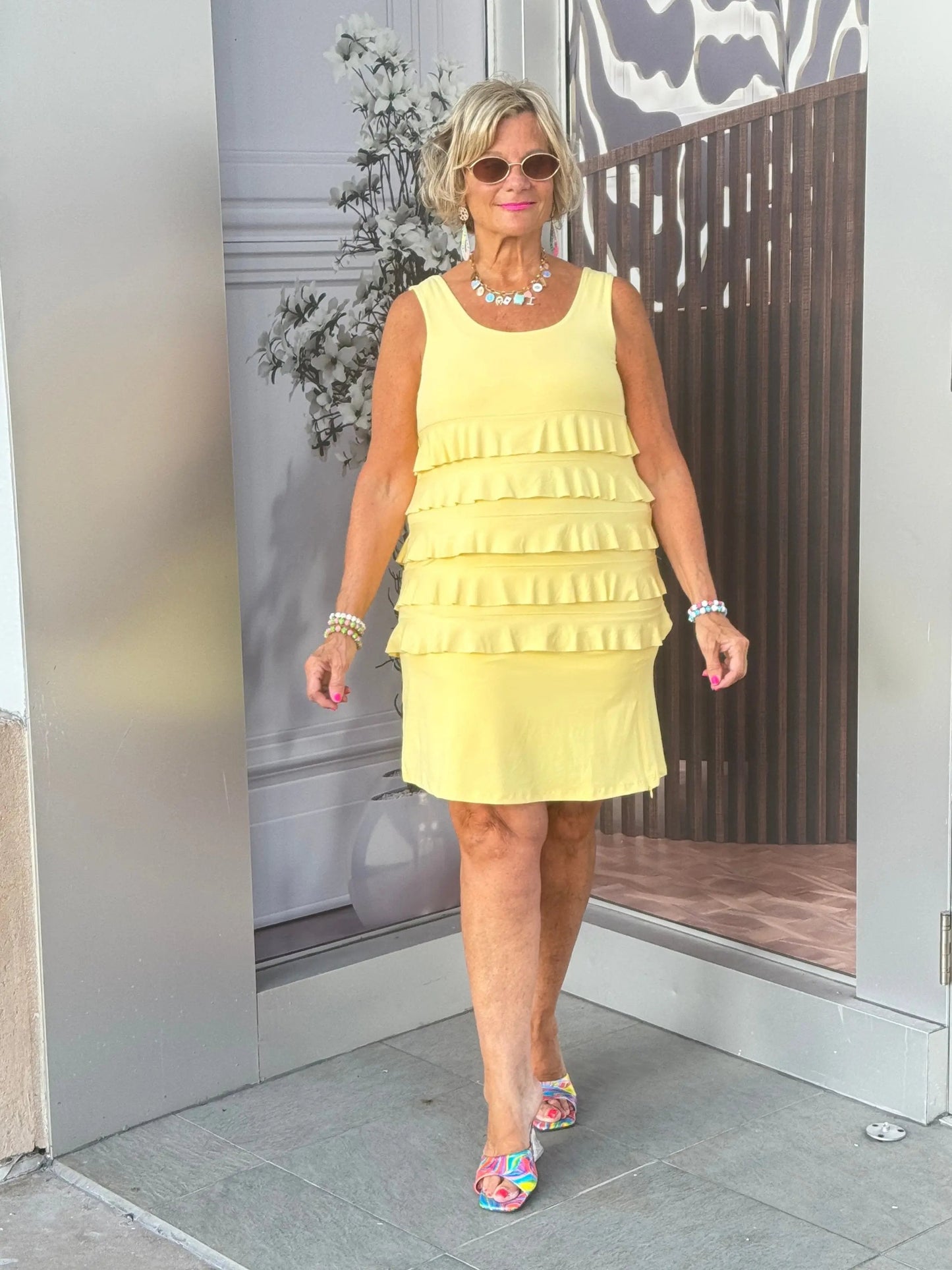 LULU B YELLOW SKORT
