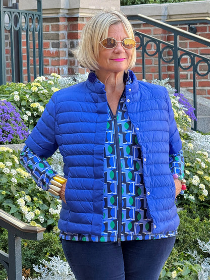 LULU-B SAPPHIRE SHORT PUFFER VEST