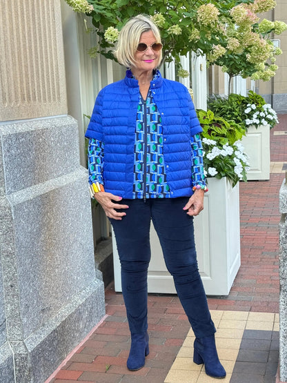 LULU-B SAPPHIRE SHORT PUFFER VEST