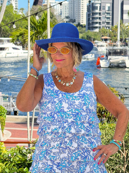 LULU B CORAL BREEZE CHA CHA DRESS