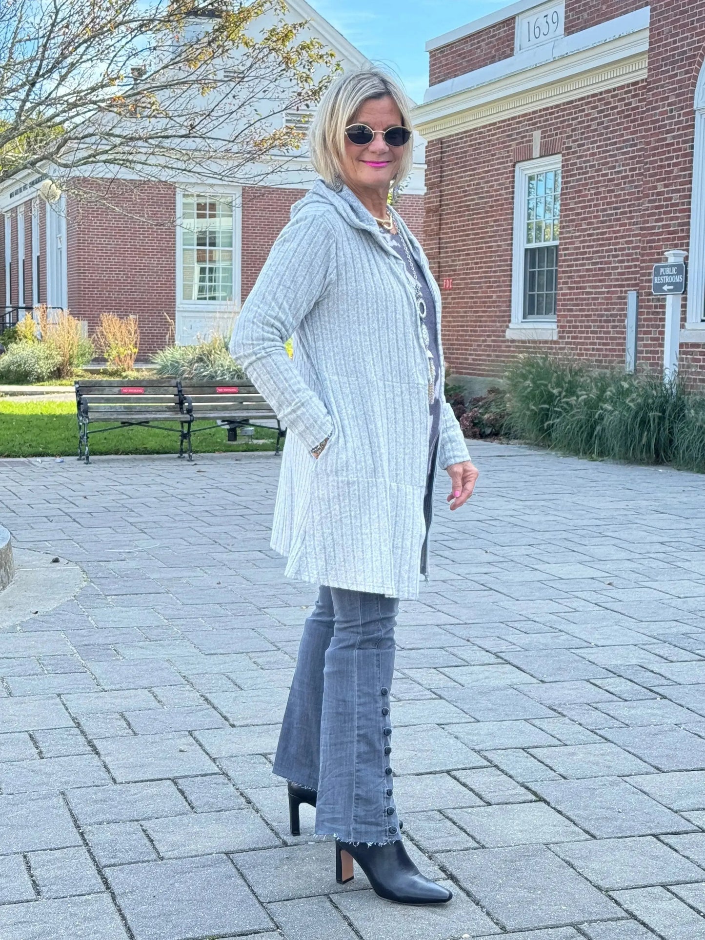 Ethyl Hooded Sweater Tunic - Dynamo