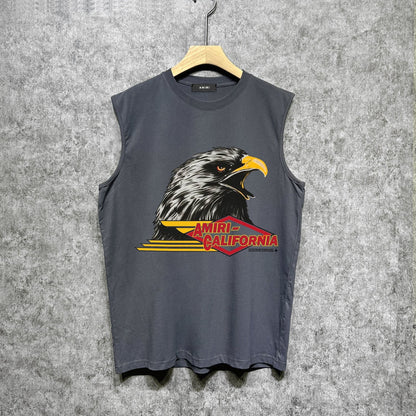 Amiri tank top eagle printing