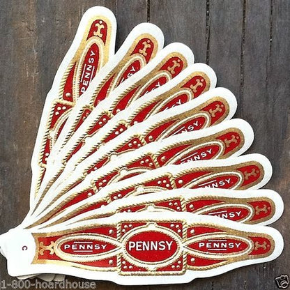 PENNSY RAILROAD Cigar Band Labels 1920s