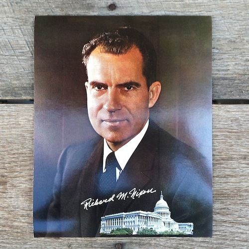 RICHARD M NIXON Jumbo Postcard 1969