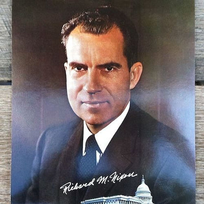 RICHARD M NIXON Jumbo Postcard 1969